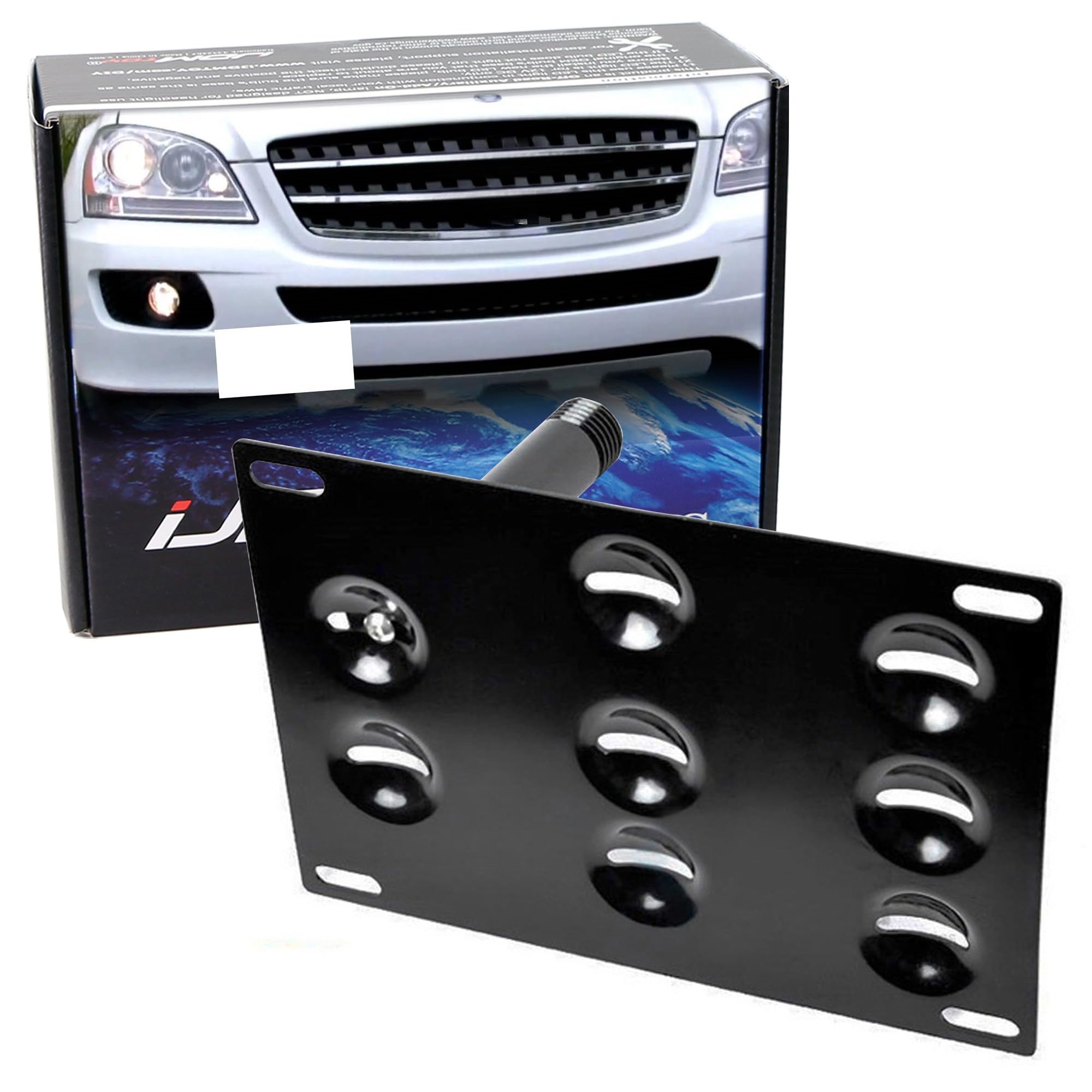 Amazon.com: iJDMTOY Tow Hook License Plate Mounting Kit for